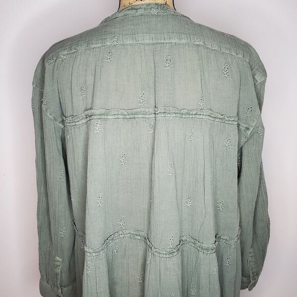 Sundance Willa Tunic Tiered Bohemian Top Size Small P - Picture 10 of 13